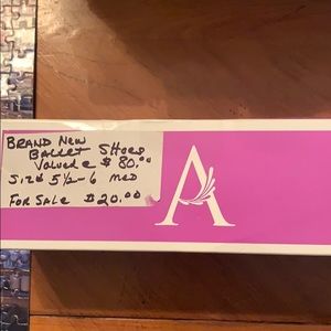 Brand new pointe ballet slippers